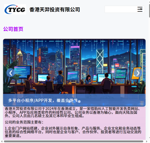 香港天羿投资官网